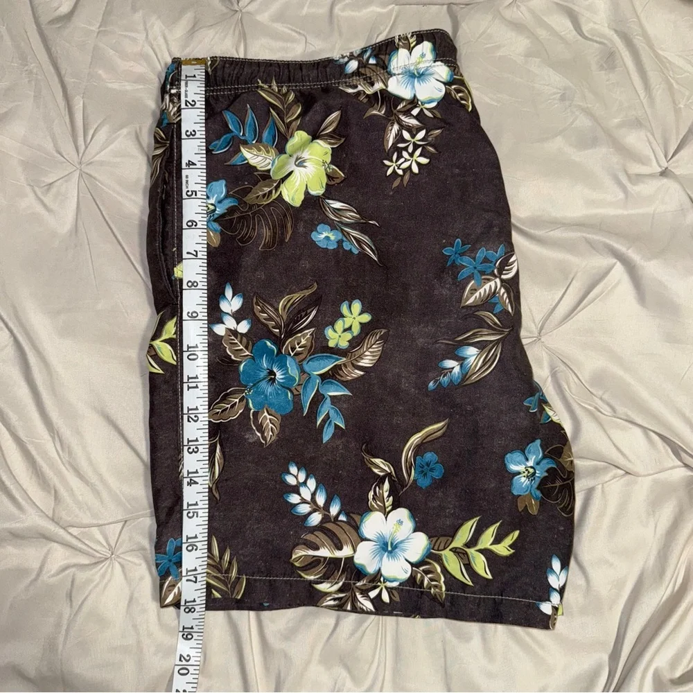 Tommy‎ Bahama Men’s XL Big & Tall Floral Hawaiian Swim Trunks Beach Shorts